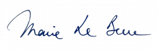 signature marie bleu